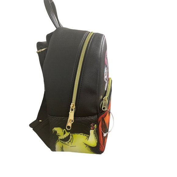 Loungefly Disney Nightmare Before Christmas Oogie's Boys Pumpkin Mini Backpack - Picture 2 of 8